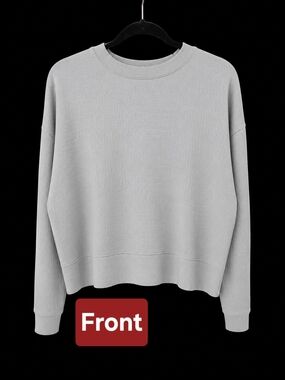 Rachel Zoe Light Gray Crewneck